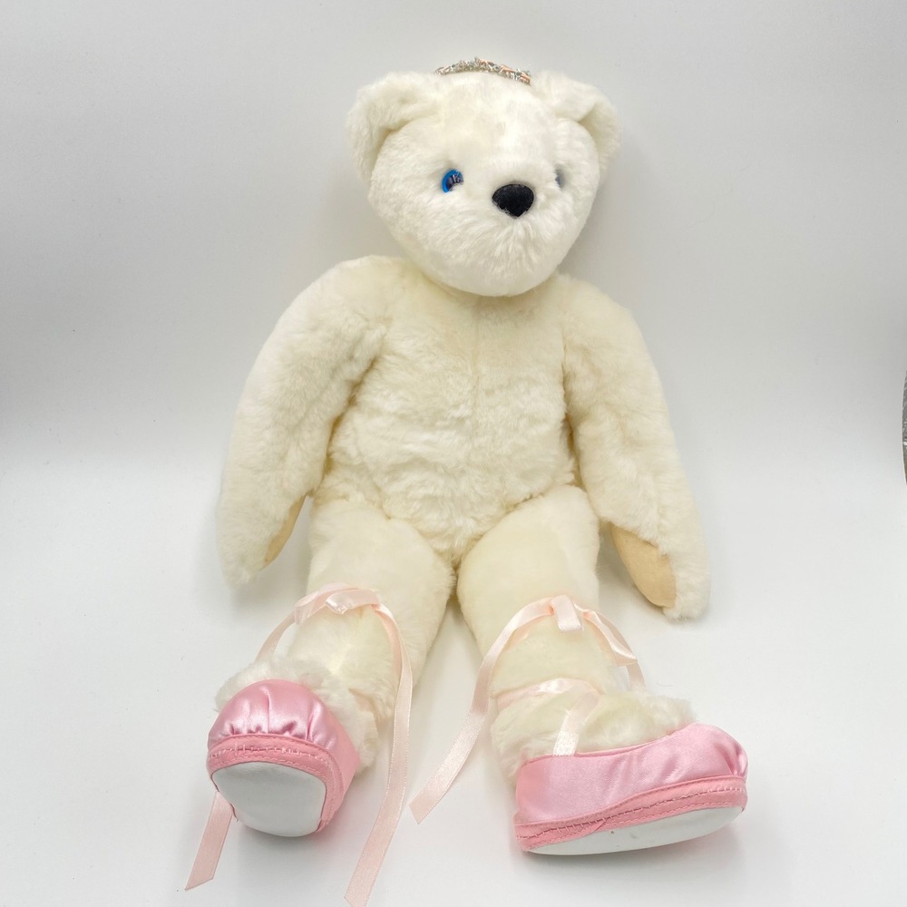 Vermont Teddy Bear Co. Katerina Ballerina Bear Plush Toy‎ Stuffed Animal No TuTu